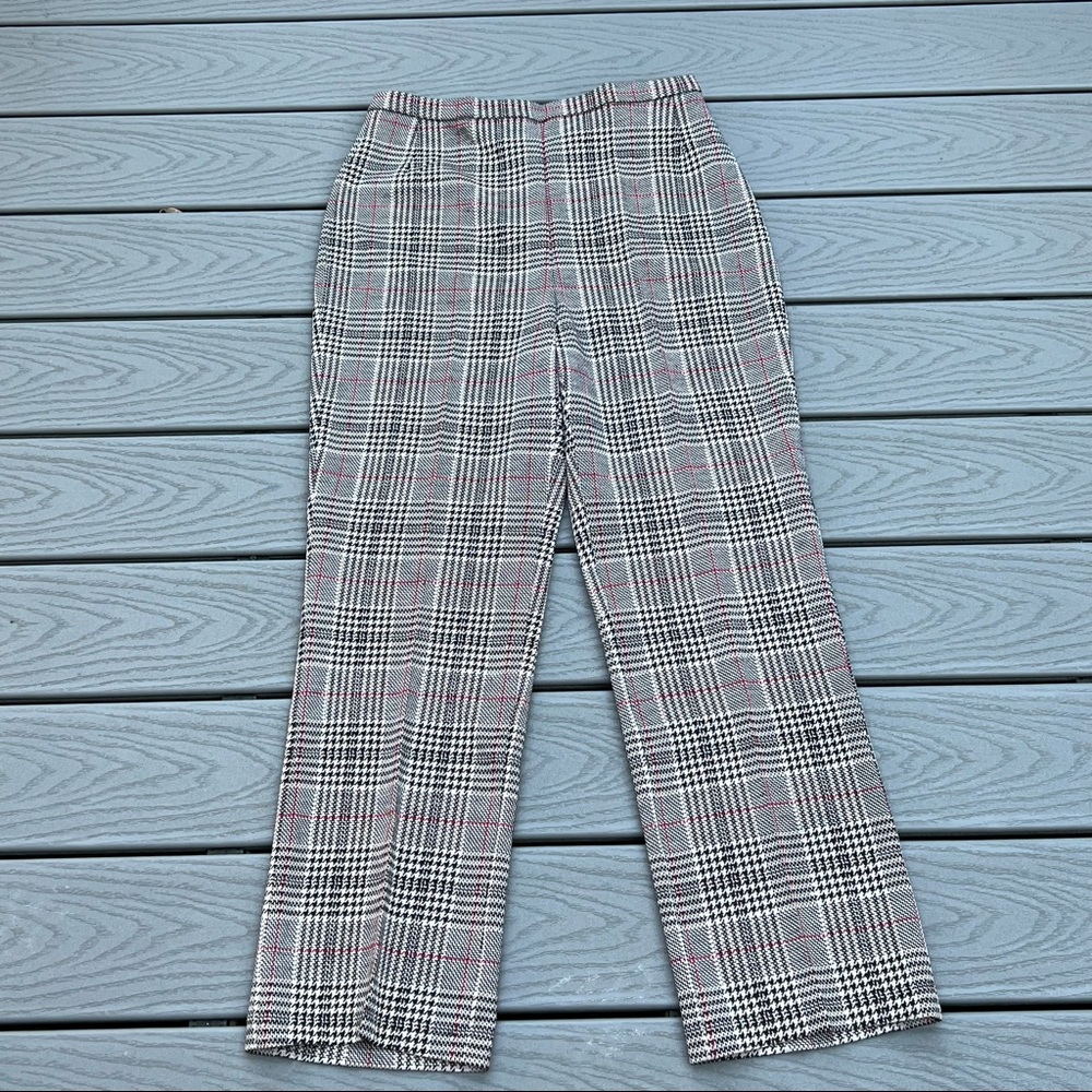 BLEYLE FOR HOOPER 100% Virgin Wool Vintage Plaid Pull On Slacks Size Women’s 16